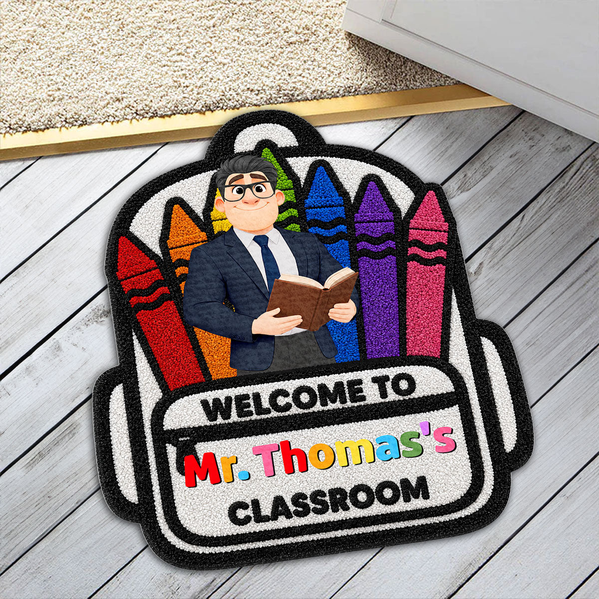 Welcome To My Classroom - Personalized Doormat