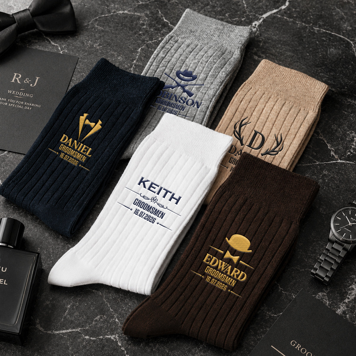 Best Groom Ever - Personalized Men Socks