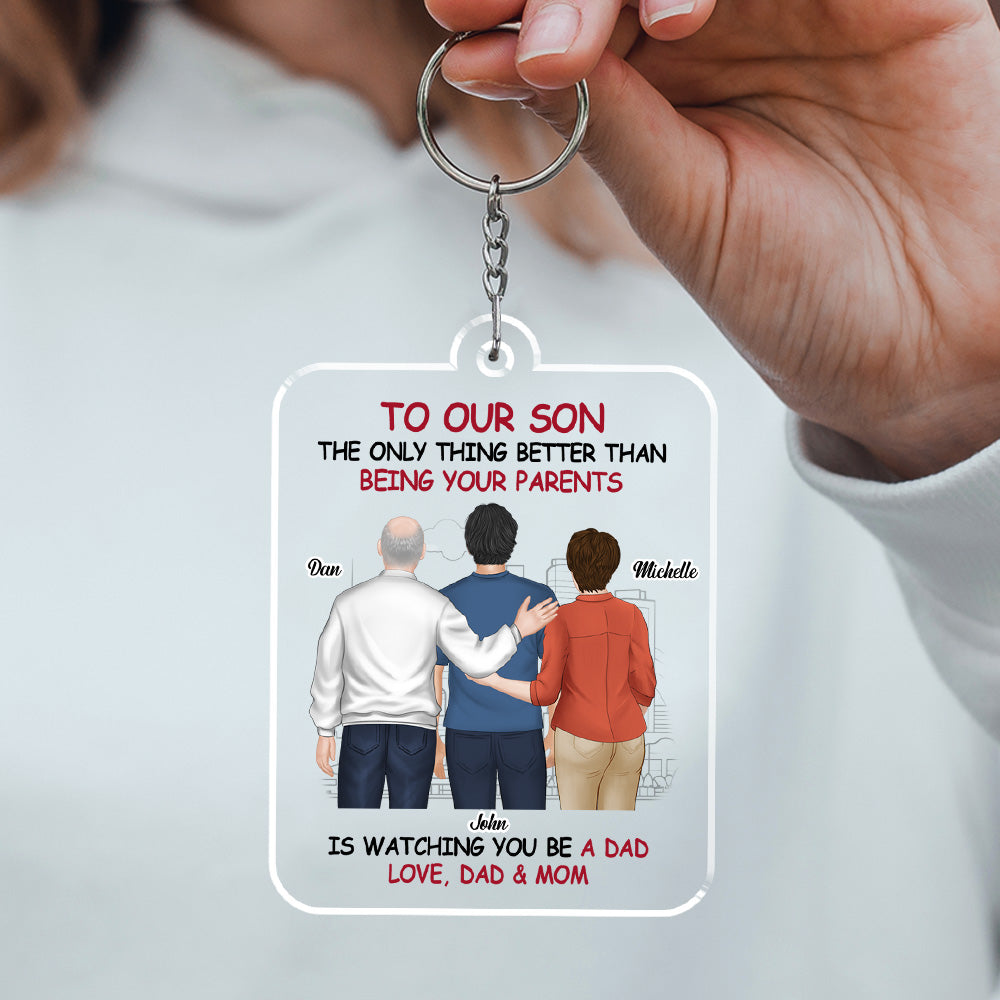 Proud Of You - Personalized Acrylic Keychain