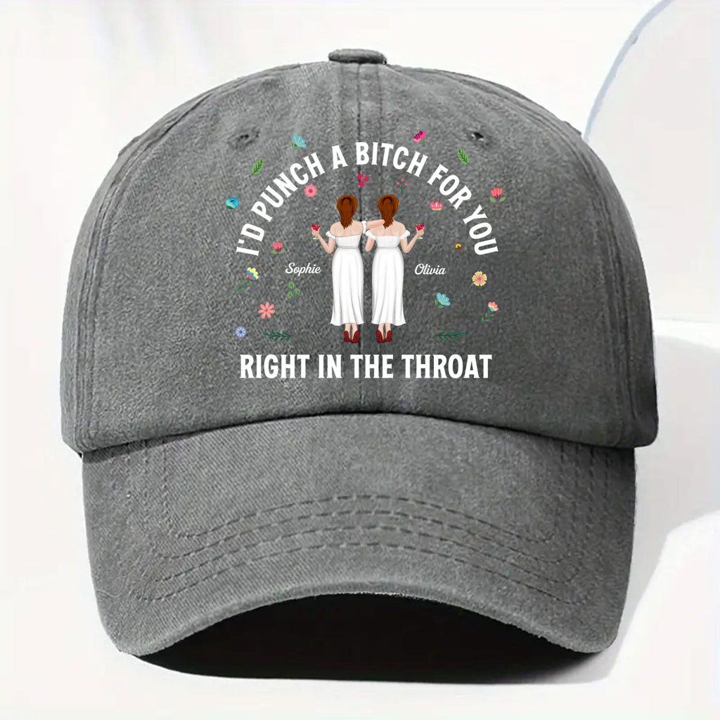 Custom Christmas Headwear Birthday Gifts for Cat Parents • Do It For You - Personalized Vintage Washed Denim Cap