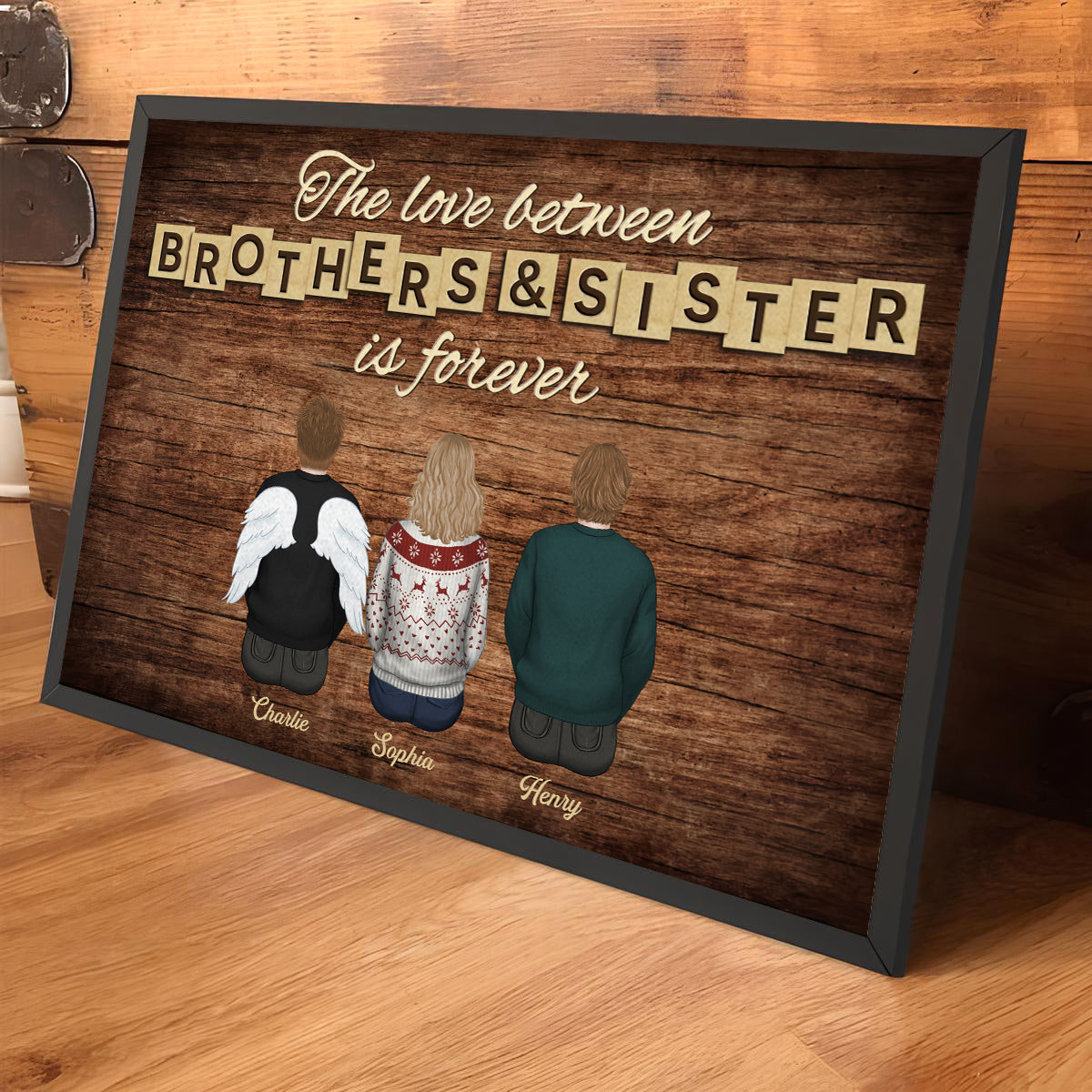 Brothers And Sisters - Personalized Poster