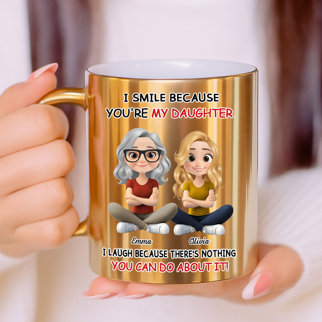 Custom Christmas & Birthday Gift for Daughter • You Can Do About It - Personalized Metallic Mug