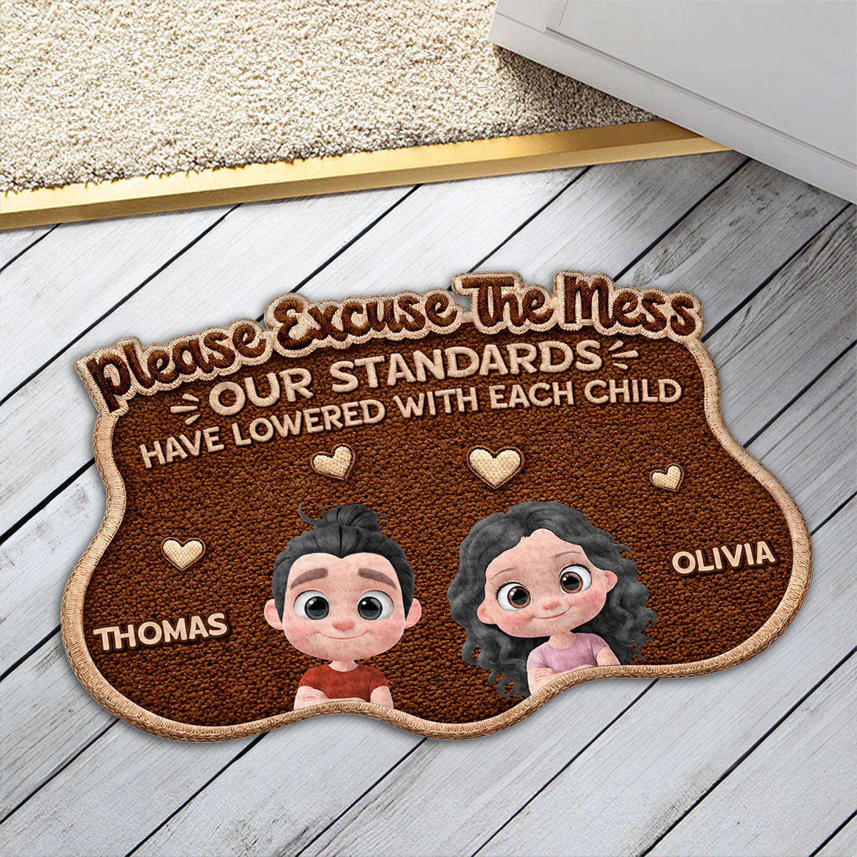 Our Kids - Personalized Doormat