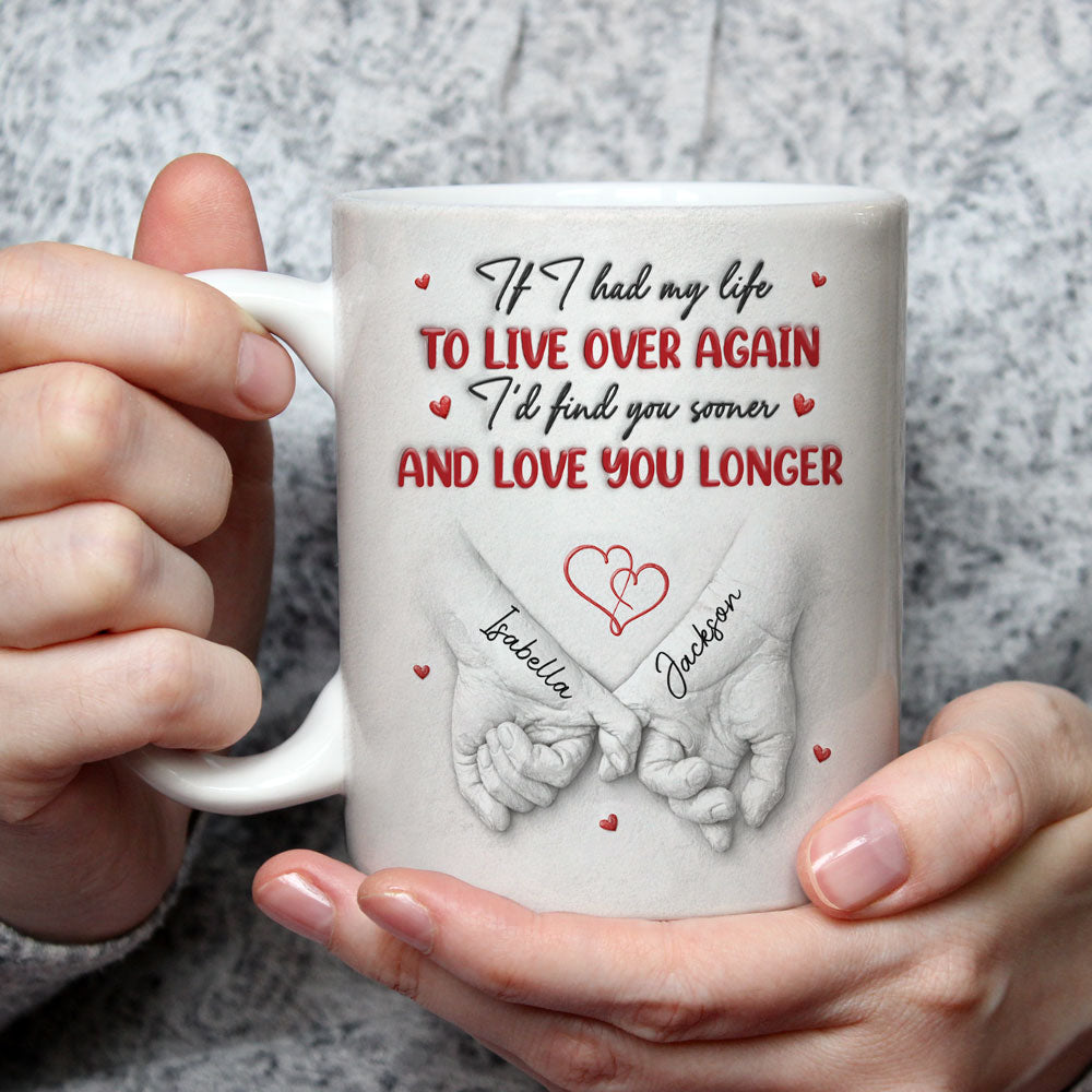 Custom Anniversary Keepsake Gifts For Couple • Love You Till The End - Personalized Coffee Mug