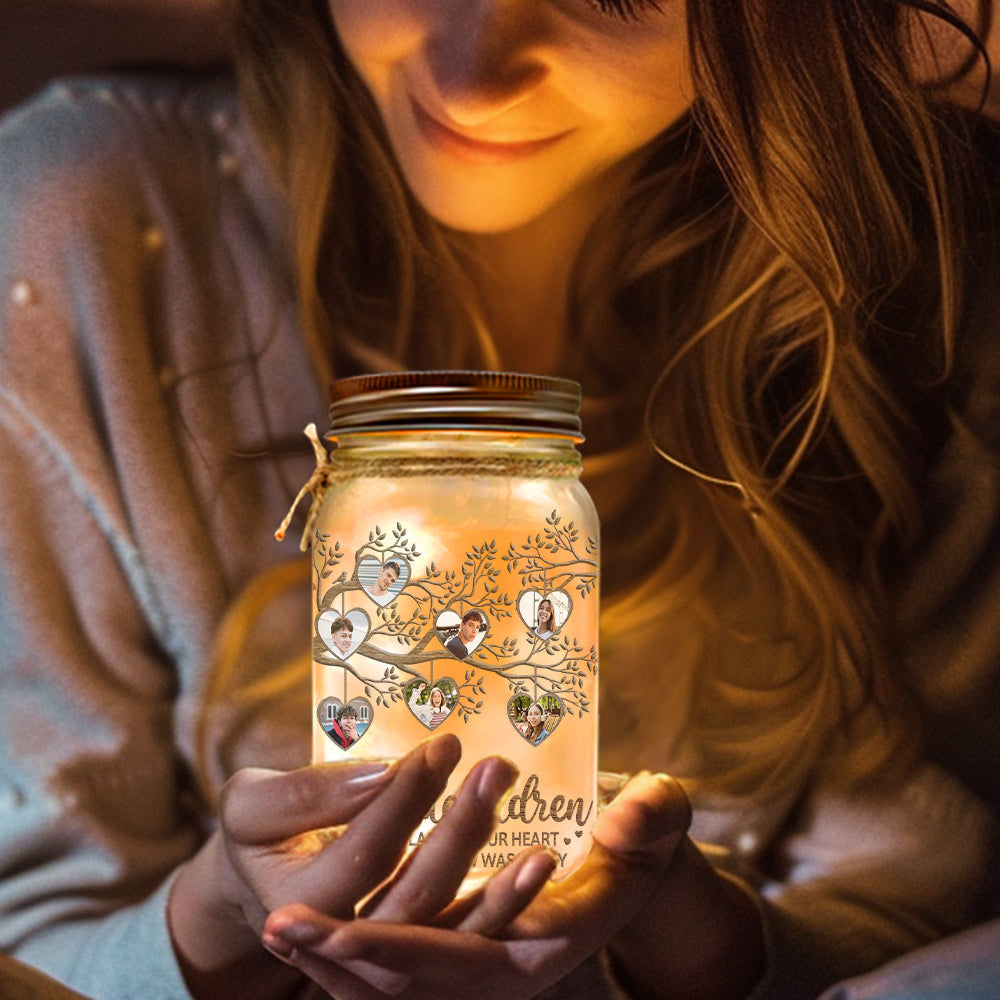 Where Life Begins - Personalized Mason Jar Light