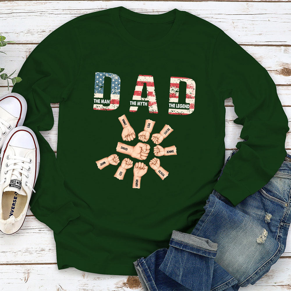 Custom Father's Day, Special Gift for Dad & Grandpa • Dad You Are The Legend - Personalized Shirt