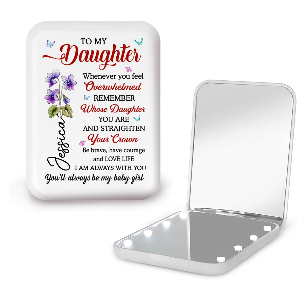 Be Brave - Personalized LED Pocket Mirror