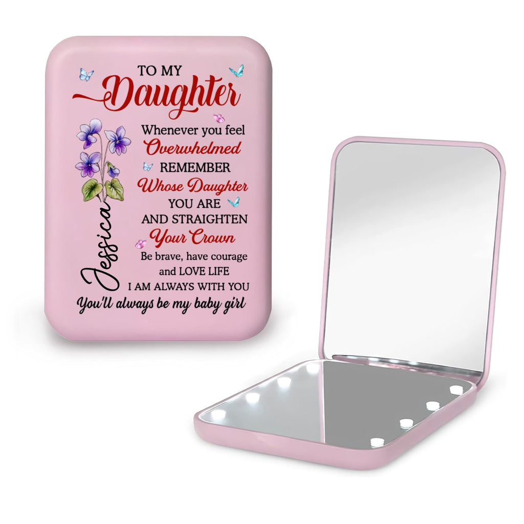 Be Brave - Personalized LED Pocket Mirror