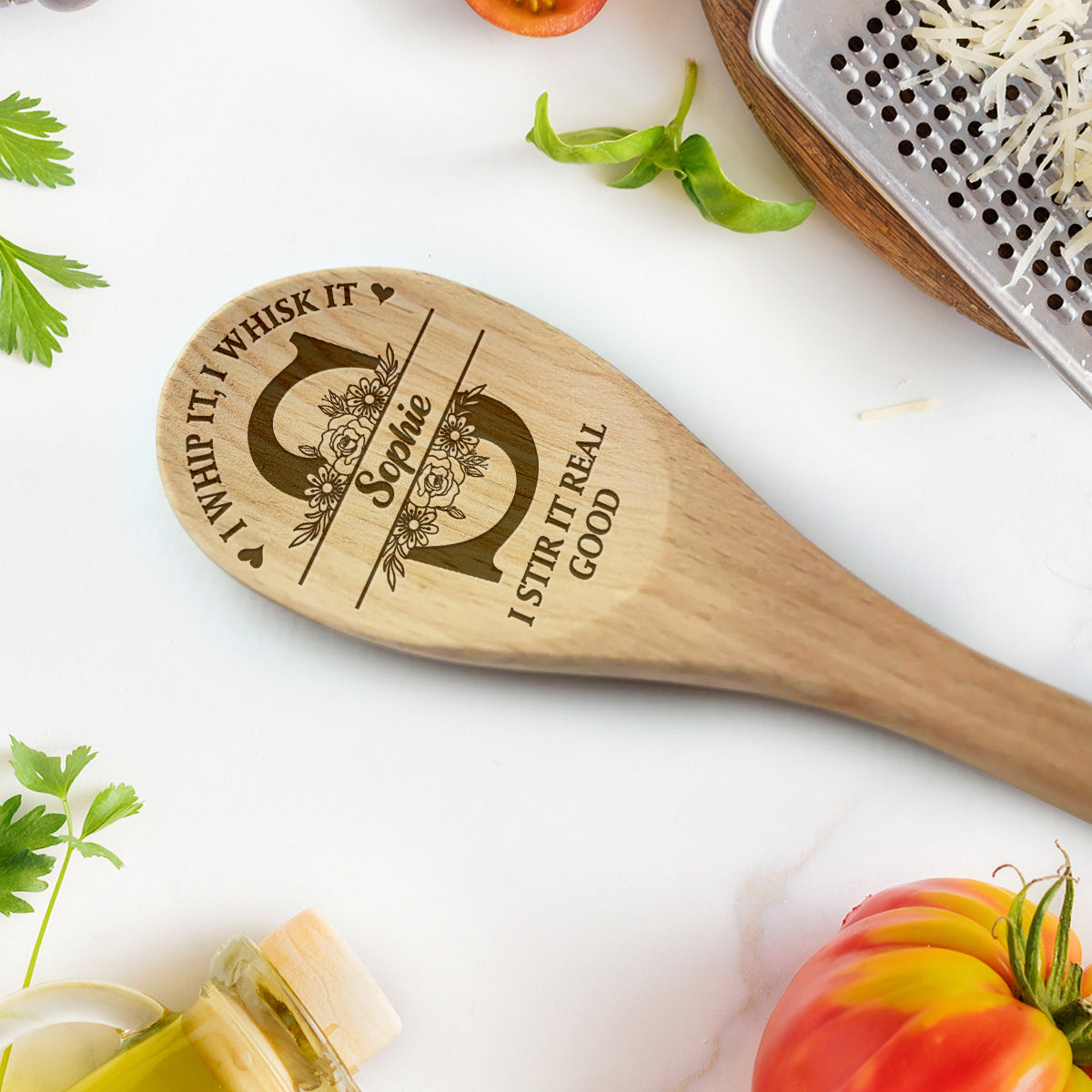 I Stir It Real Good - Personalized Engraved Wooden Spoon