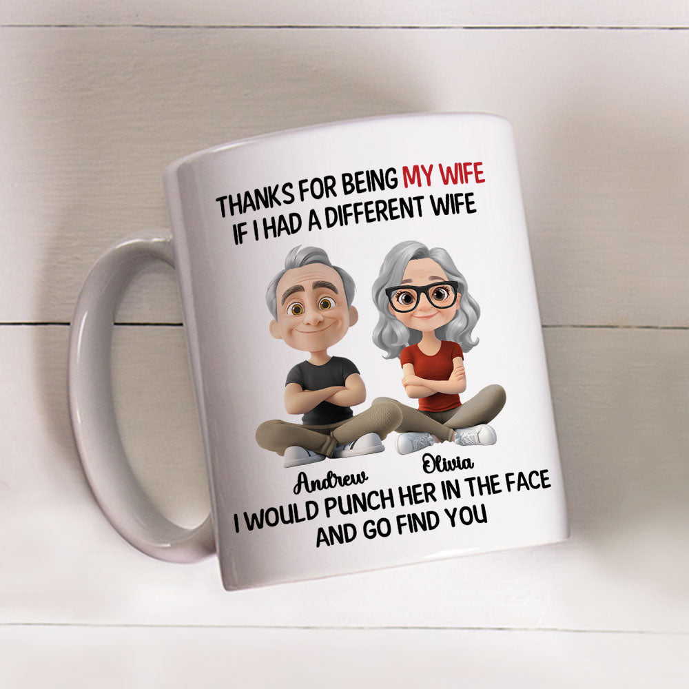 Custom Anniversary Keepsake Gifts For Couple • Punch Her For You - Personalized Coffee Mug