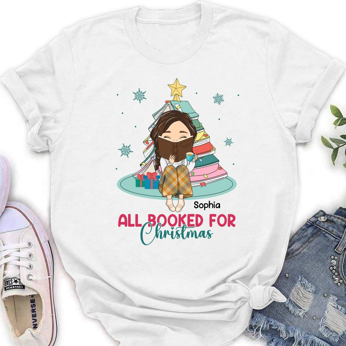 Custom Christmas & Birthday Keepsake Gift • Books Make The Best Gifts - Personalized Shirt