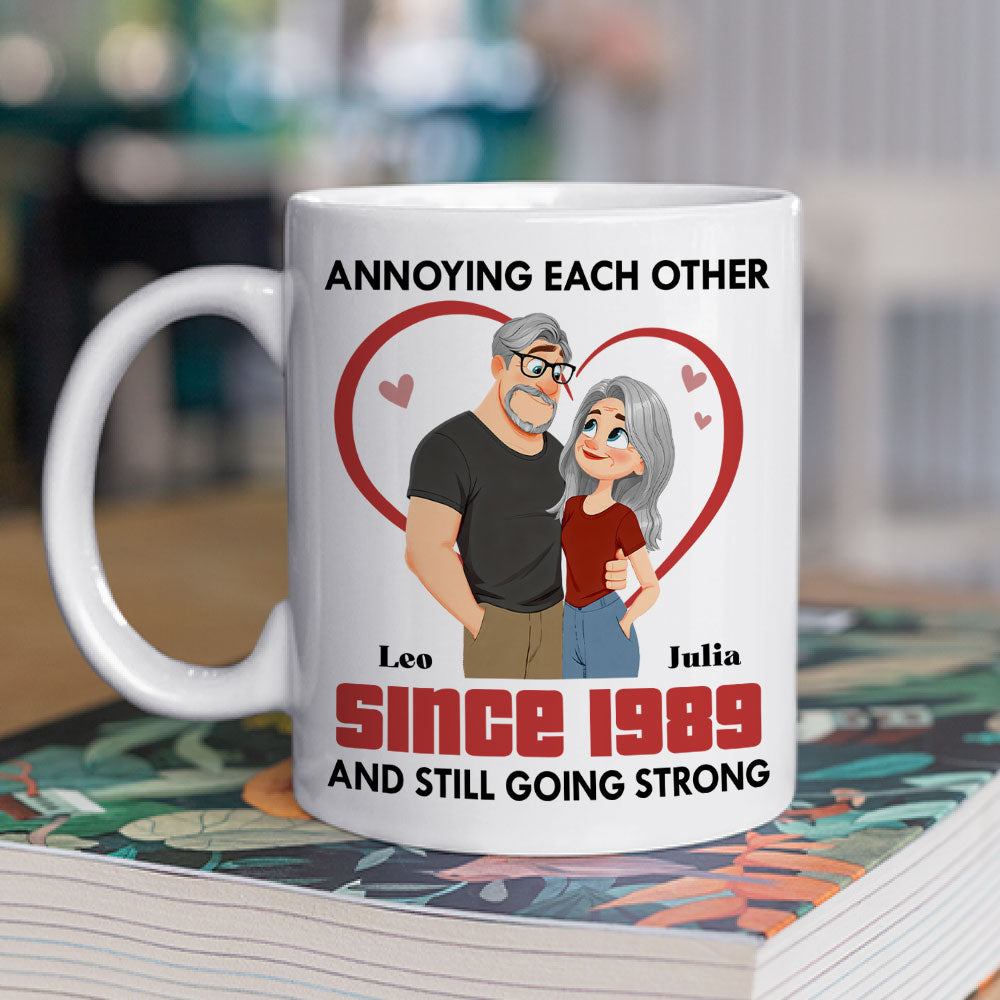 Custom Anniversary Keepsake Gifts For Couple • No Returns Or Refund - Personalized Coffee Mug