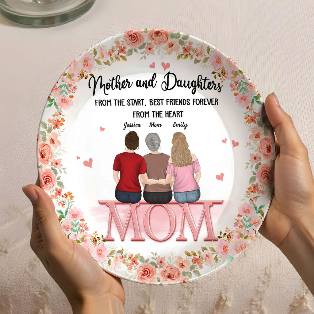 Mother And Daughter - Personalized Plate