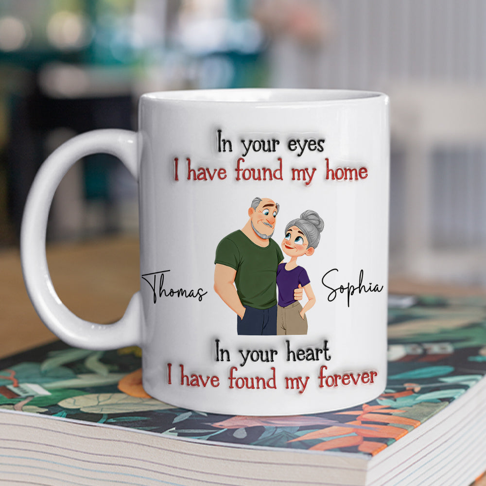 Custom Christmas & Birthday Keepsake Gift • Found My Forever - Personalized 3D Inflated Effect Mug