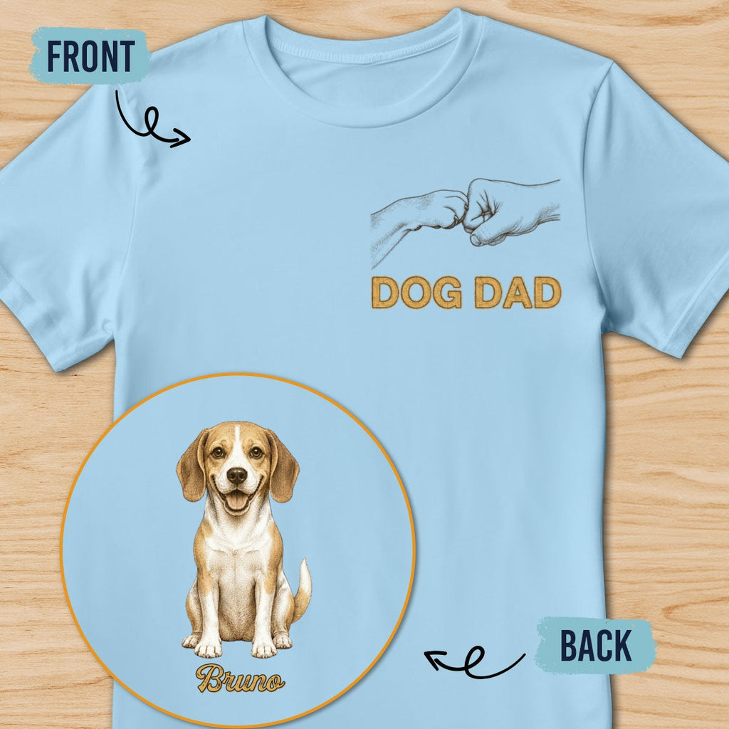 Custom Christmas & Birthday Keepsake Gift • Dog Dad Classic - Personalized Shirt