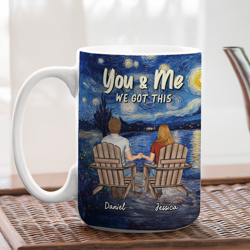 Custom Anniversary Keepsake Gifts For Couple • Together We Got This - Personalized Coffee Mug