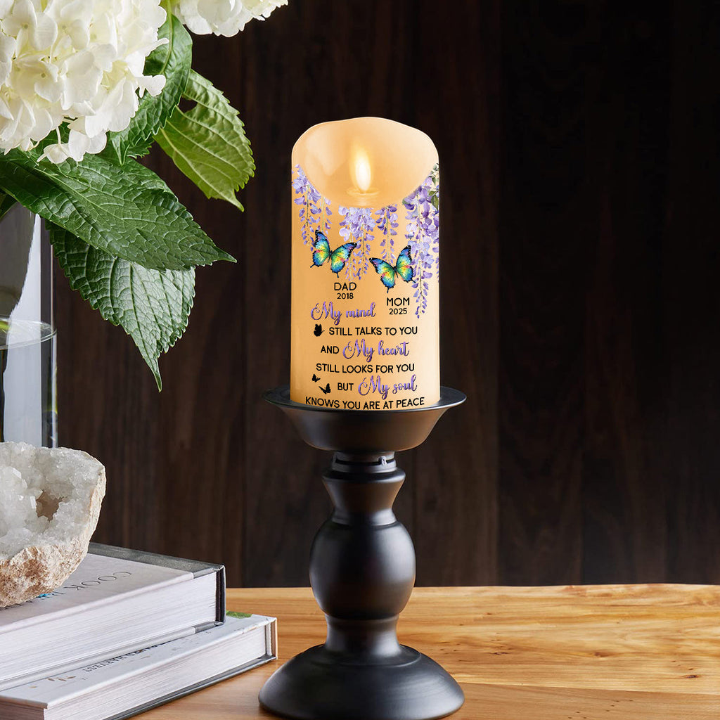 My Heart Looks For You - Personalized LED Candle