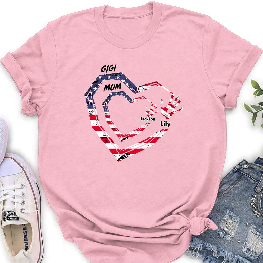 Custom Christmas & Birthday Gift for Mom, Grandma • We Love You Grandma - Personalized Shirt