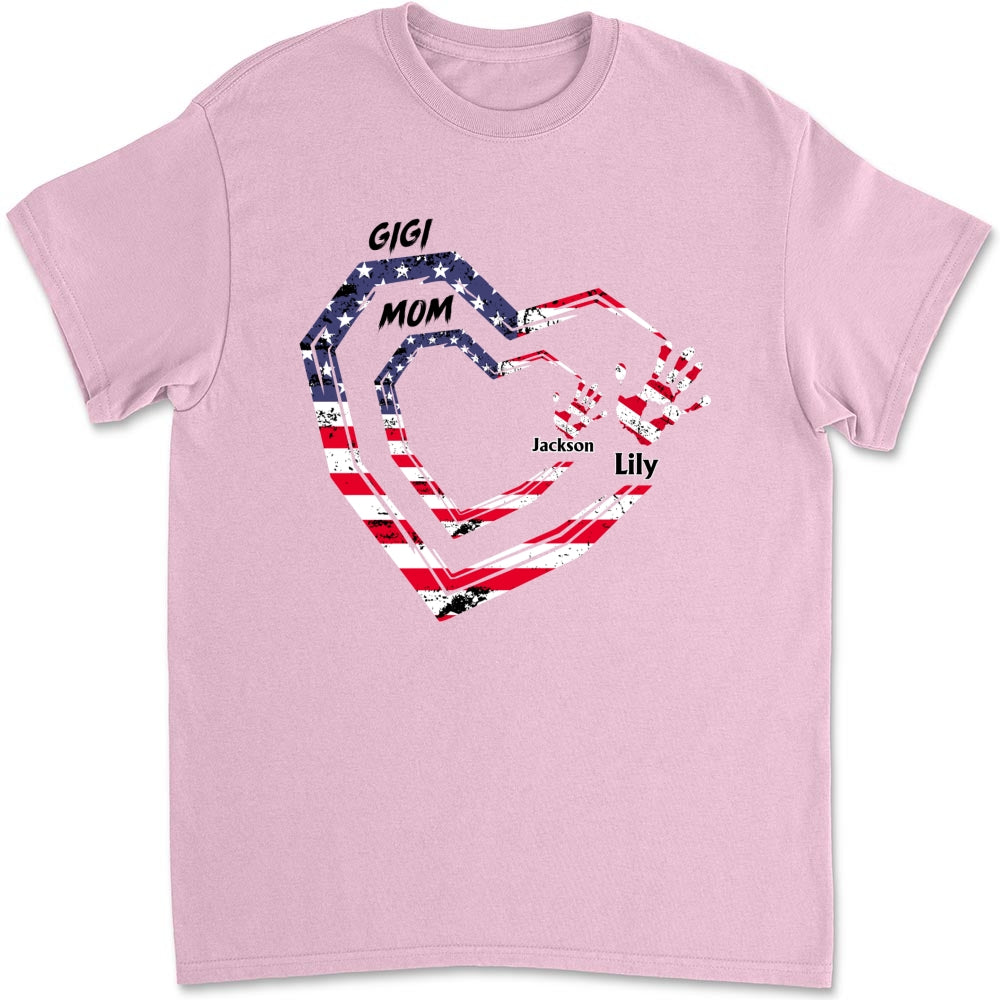 Custom Christmas & Birthday Gift for Mom, Grandma • We Love You Grandma - Personalized Shirt