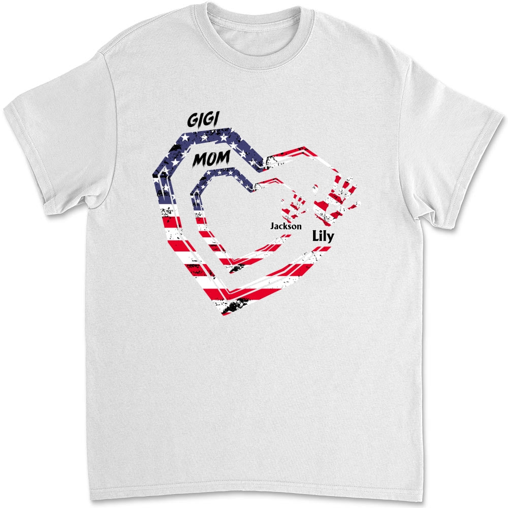 Custom Christmas & Birthday Gift for Mom, Grandma • We Love You Grandma - Personalized Shirt