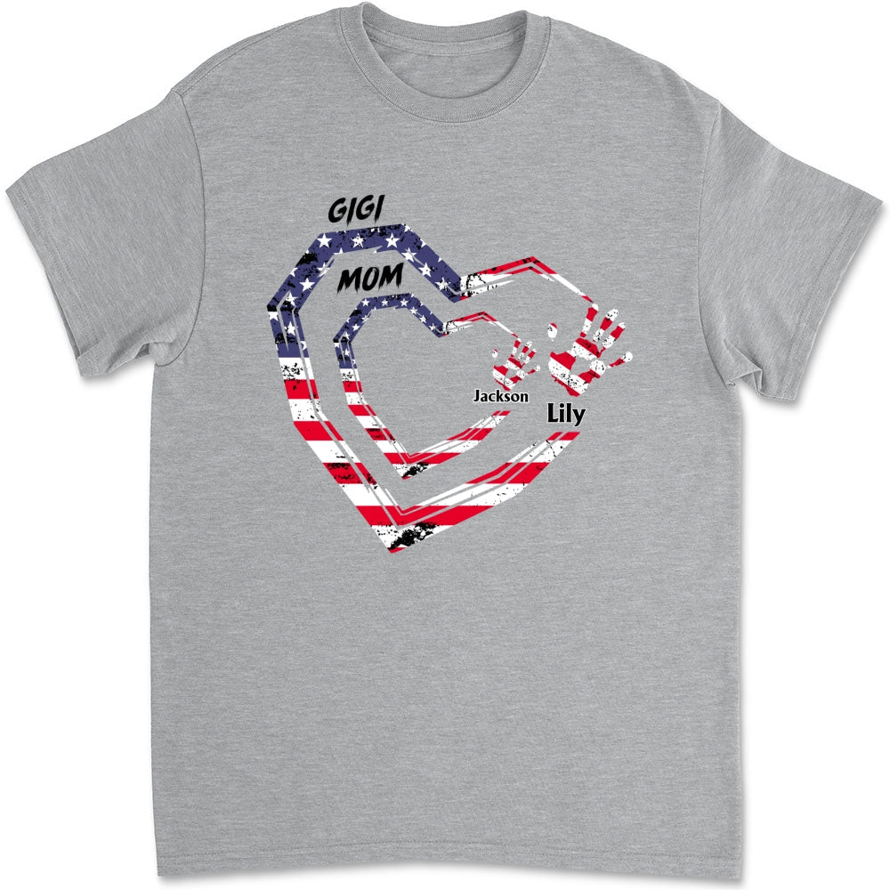 Custom Christmas & Birthday Gift for Mom, Grandma • We Love You Grandma - Personalized Shirt