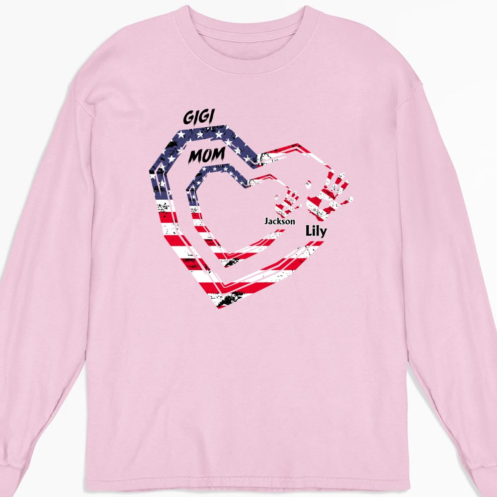Custom Christmas & Birthday Gift for Mom, Grandma • We Love You Grandma - Personalized Shirt