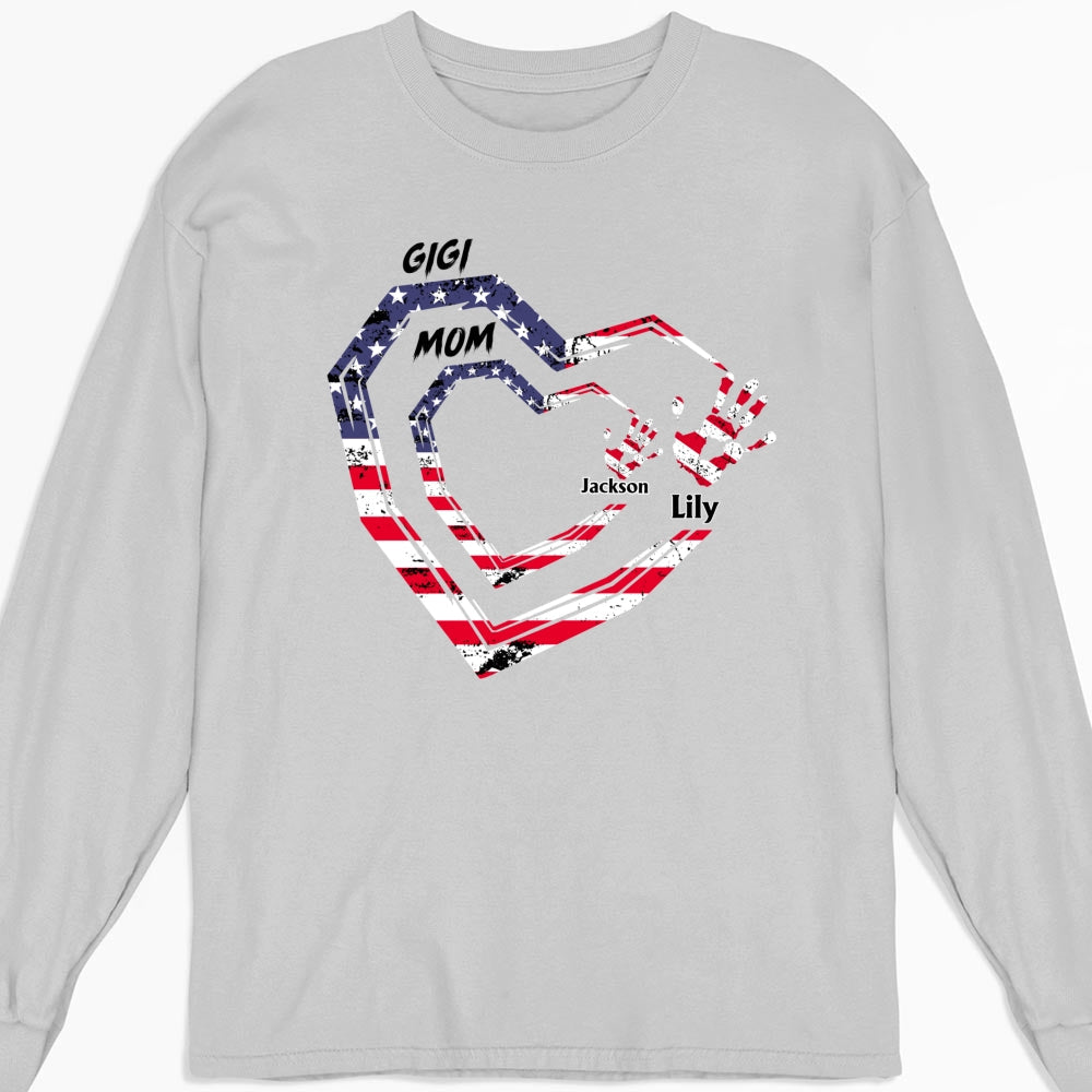 Custom Christmas & Birthday Gift for Mom, Grandma • We Love You Grandma - Personalized Shirt