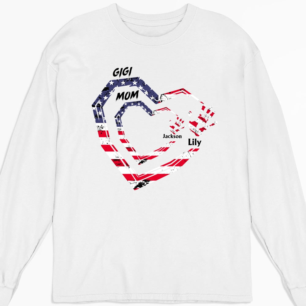 Custom Christmas & Birthday Gift for Mom, Grandma • We Love You Grandma - Personalized Shirt