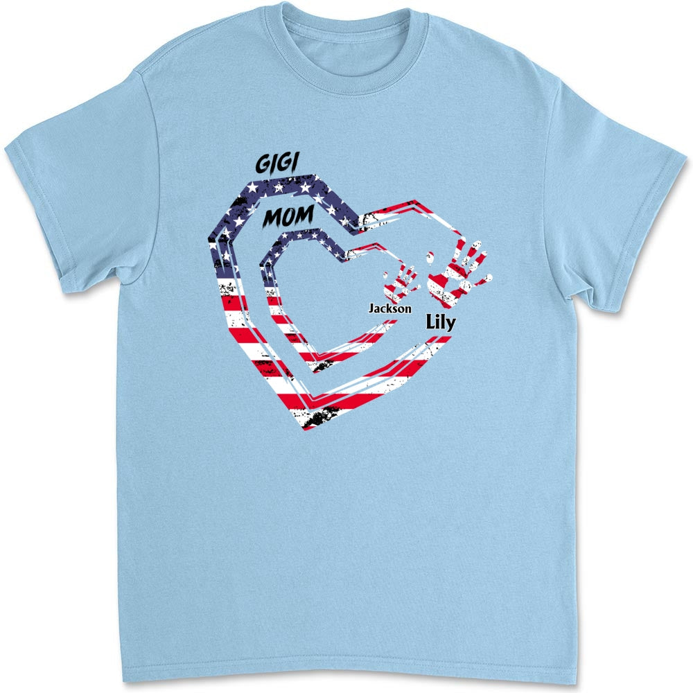 Custom Christmas & Birthday Gift for Mom, Grandma • We Love You Grandma - Personalized Shirt