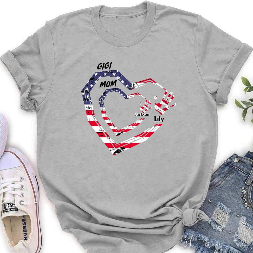 Custom Christmas & Birthday Gift for Mom, Grandma • We Love You Grandma - Personalized Shirt