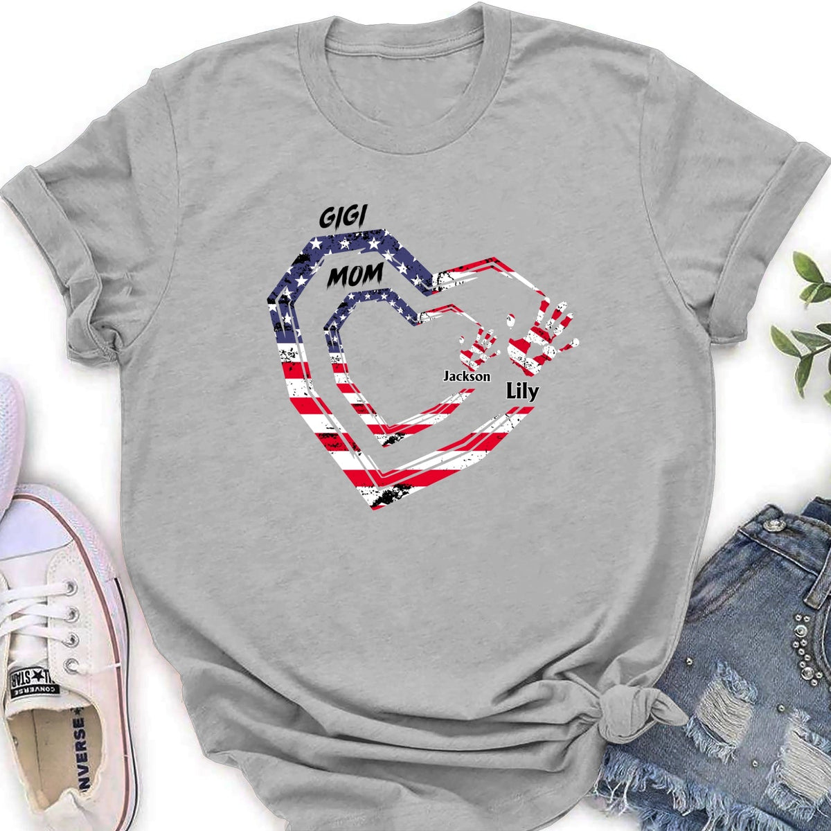 Custom Christmas & Birthday Gift for Mom, Grandma • We Love You Grandma - Personalized Shirt