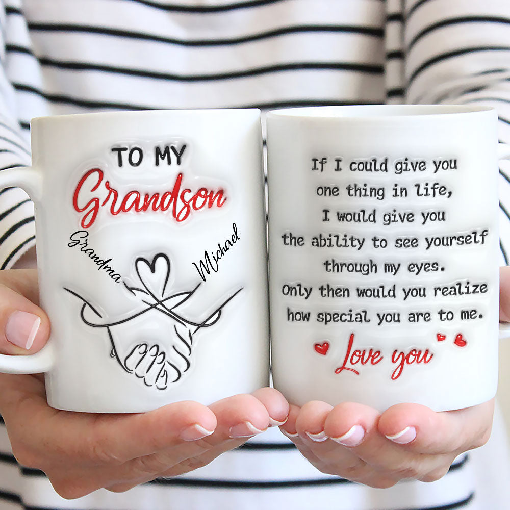 Custom Father's Day Gift For Son • How Special You Are To Me Son - Personalized 3D Inflated Effect Mug