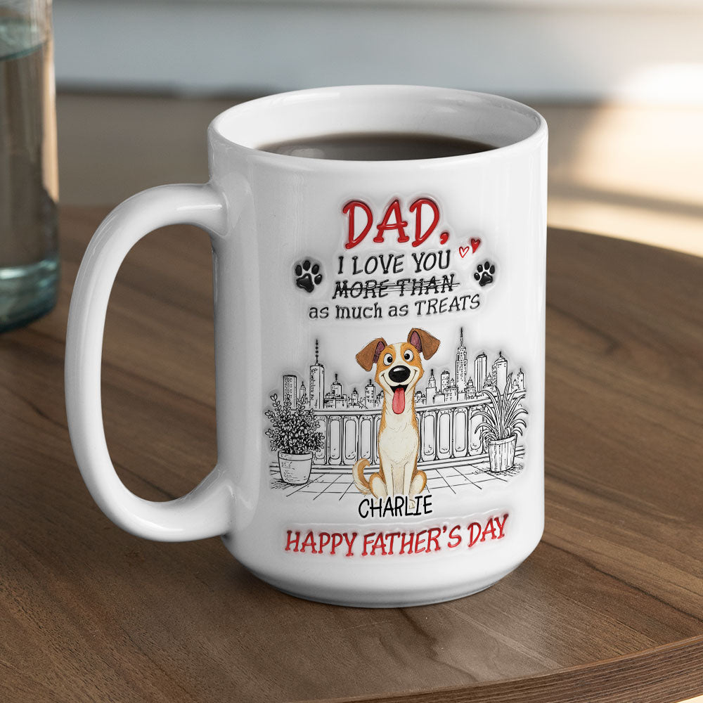 Custom Christmas & Birthday Keepsake Gift • More Than - Personalized 3D Inflated Effect Mug