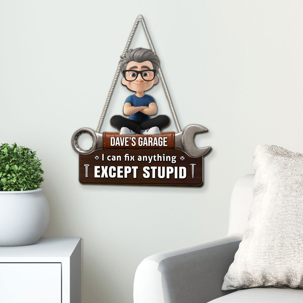 Custom Home & Wall Decor, Birthday & Christmas Gift • My Garage - Personalized Wood Sign