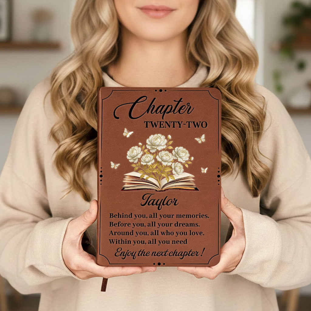 Graduation Journal Custom Name School Year For Children • Book Lover - Personalized Leather Journal