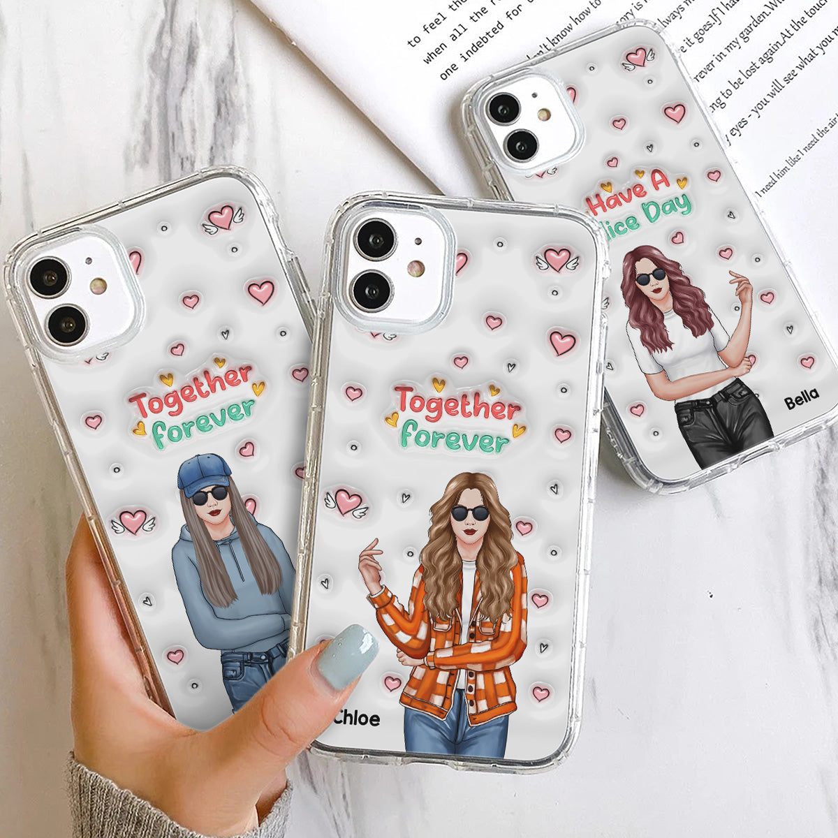 Together Forever - Personalized 3D Inflated Effect Phone Case