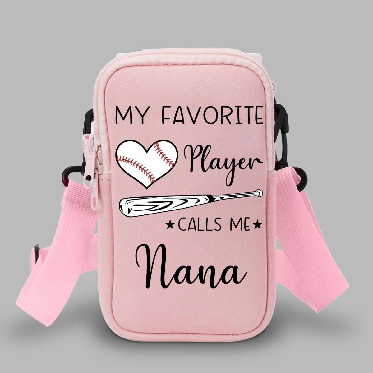 Grandma Little Champion - Personalized Water Bottle Carrier Bag