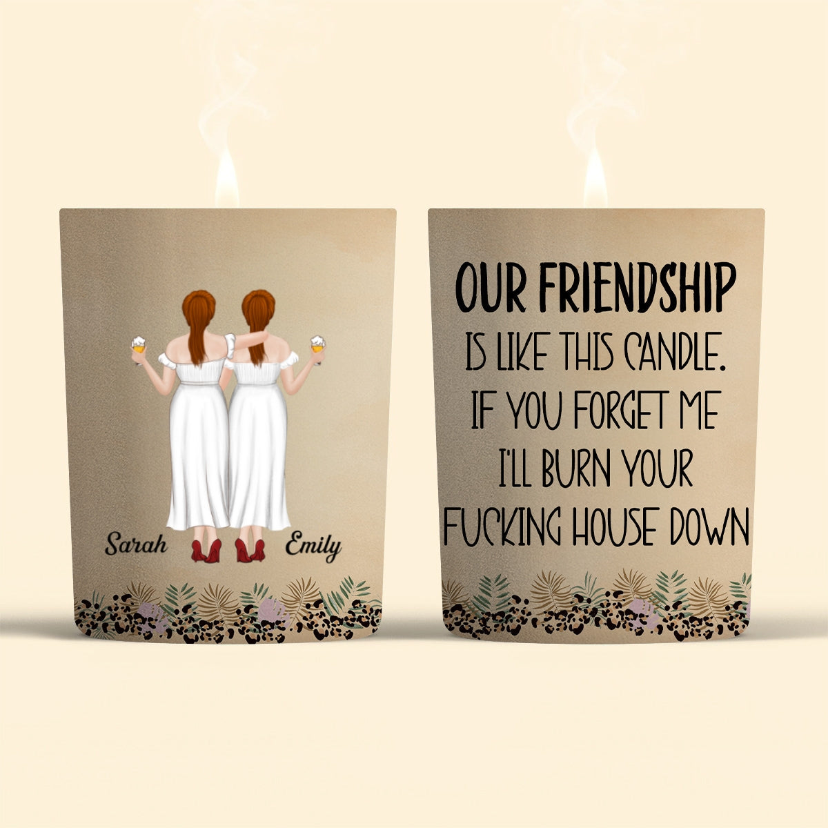 If You Forget Me - Personalized Candle