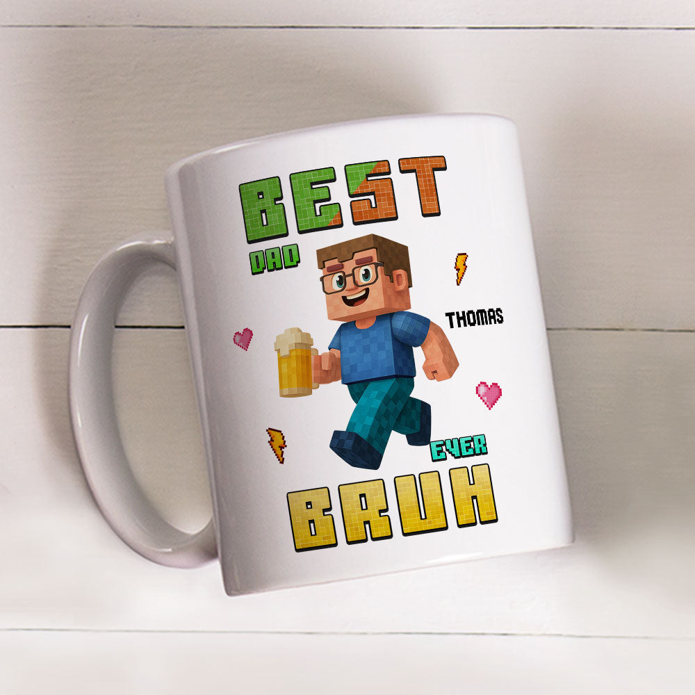 Custom Father's Day, Special Gift for Dad & Grandpa • Best Bruh - Personalized Coffee Mug