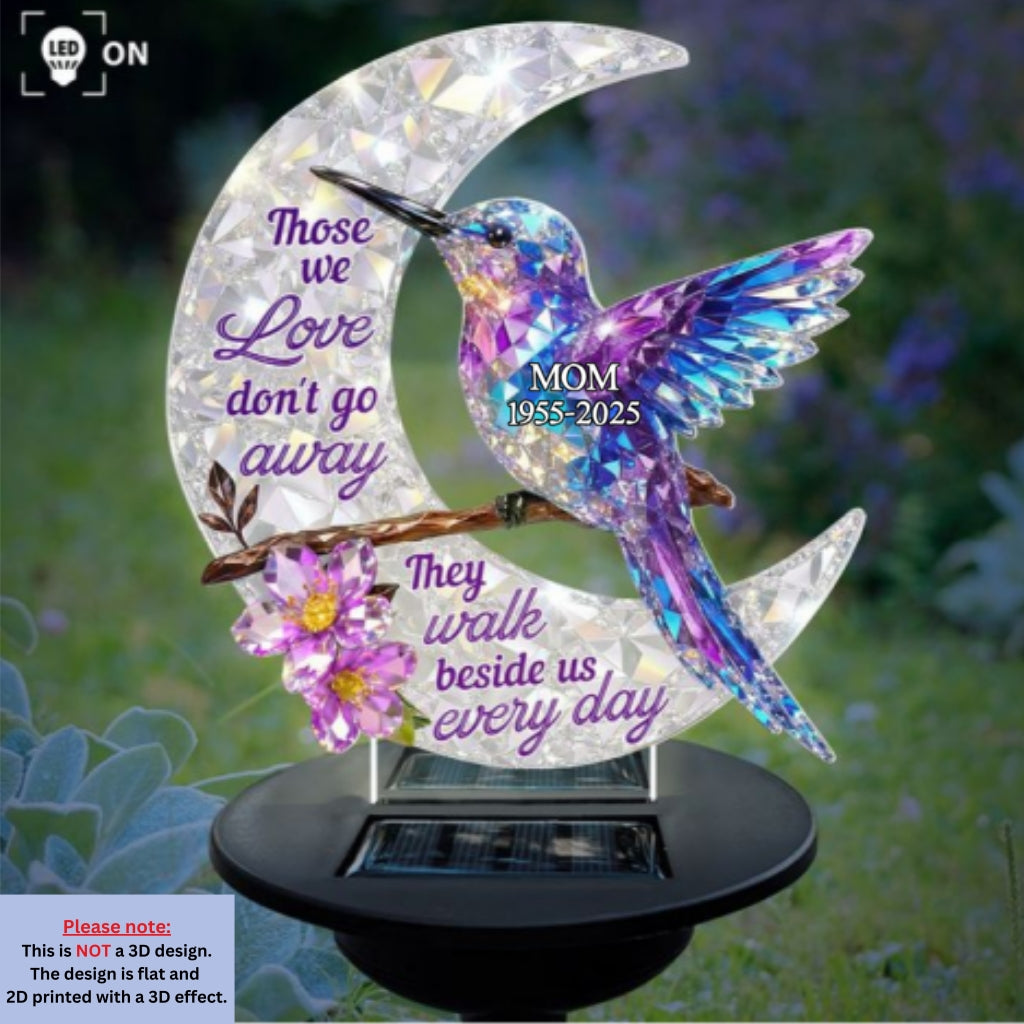 They Never Go Away - Personalized 3D Effect Solar Light