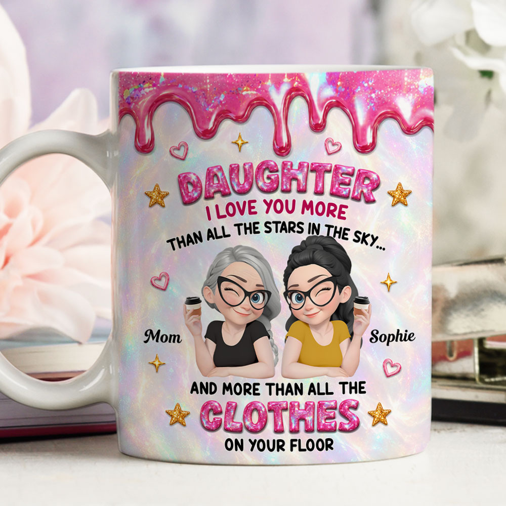 Custom Christmas & Birthday Gift for Daughter • Endless Love For My Daughter - Personalized Coffee Mug