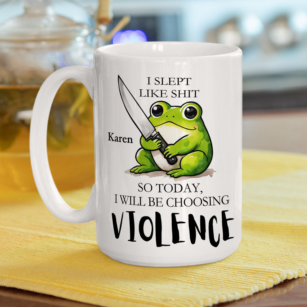 Custom Coworker, Christmas & Birthday Team Appreciation Gift • Looks Like Chaos Is On The Menu Today - Personalized Coffee Mug