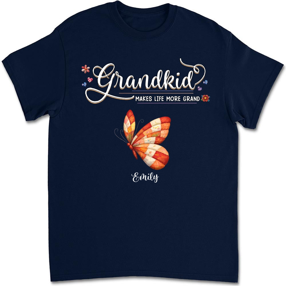 Custom Mother's Day Gift for Mom & Grandma • Grandma Butterflies - Personalized Shirt