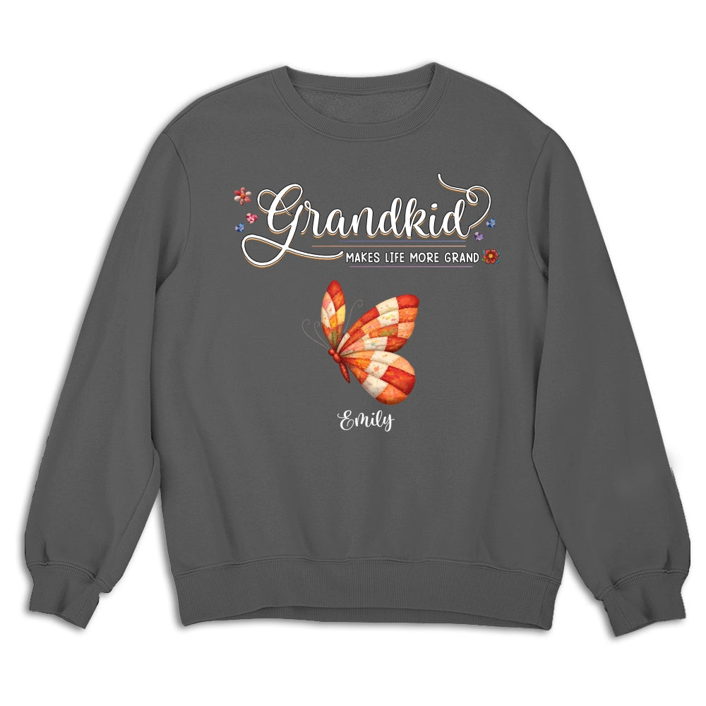 Custom Mother's Day Gift for Mom & Grandma • Grandma Butterflies - Personalized Shirt