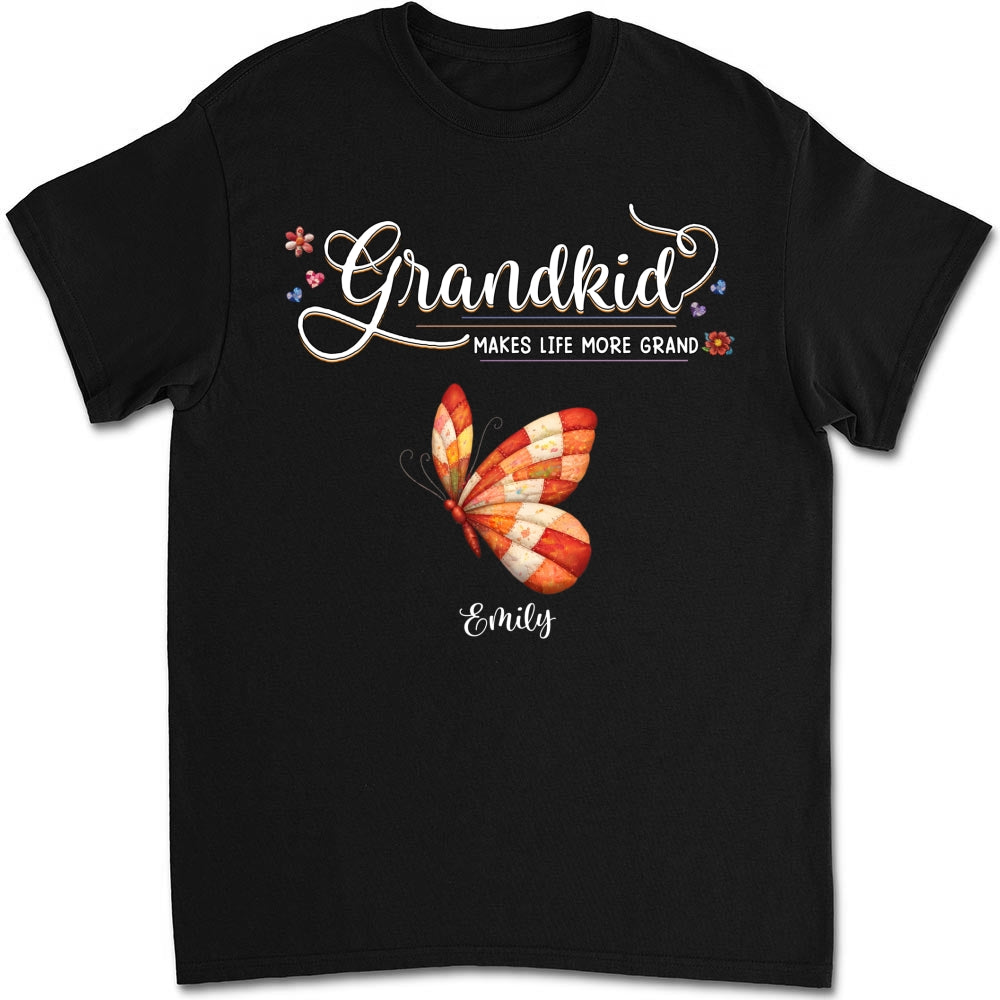 Custom Mother's Day Gift for Mom & Grandma • Grandma Butterflies - Personalized Shirt