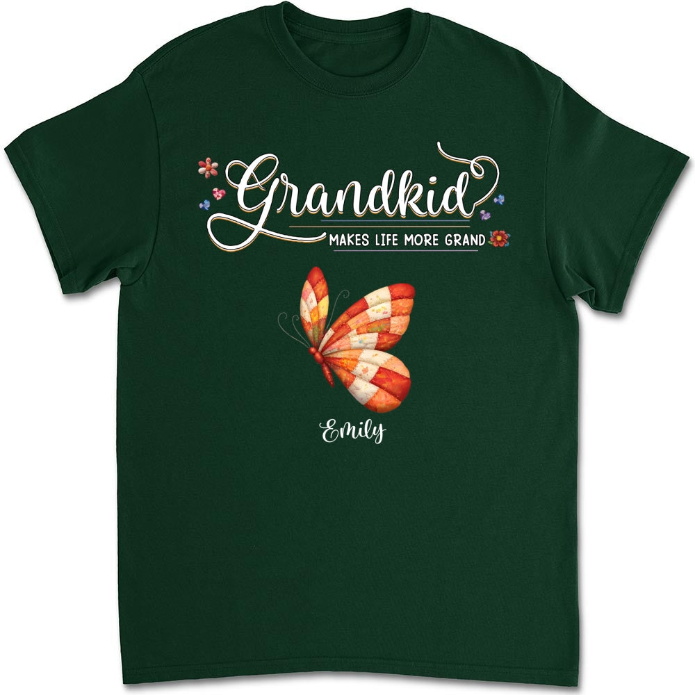 Custom Mother's Day Gift for Mom & Grandma • Grandma Butterflies - Personalized Shirt