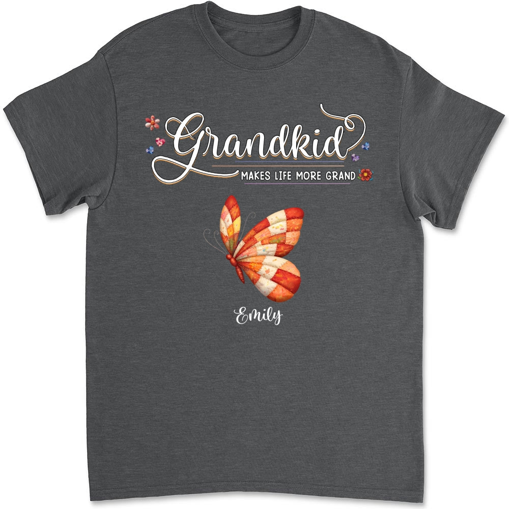 Custom Mother's Day Gift for Mom & Grandma • Grandma Butterflies - Personalized Shirt