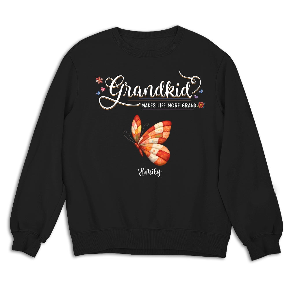 Custom Mother's Day Gift for Mom & Grandma • Grandma Butterflies - Personalized Shirt
