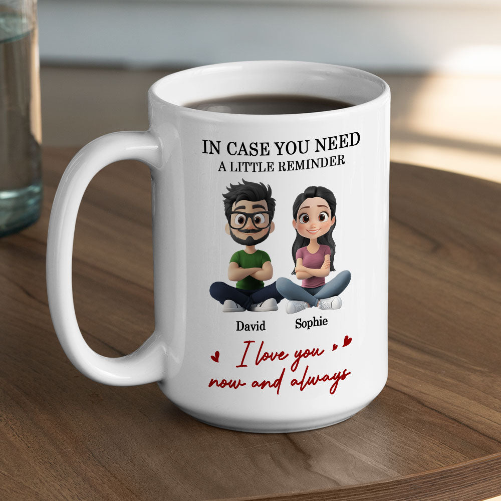 Custom Anniversary Keepsake Gifts For Couple • A Little Reminder - Personalized Coffee Mug