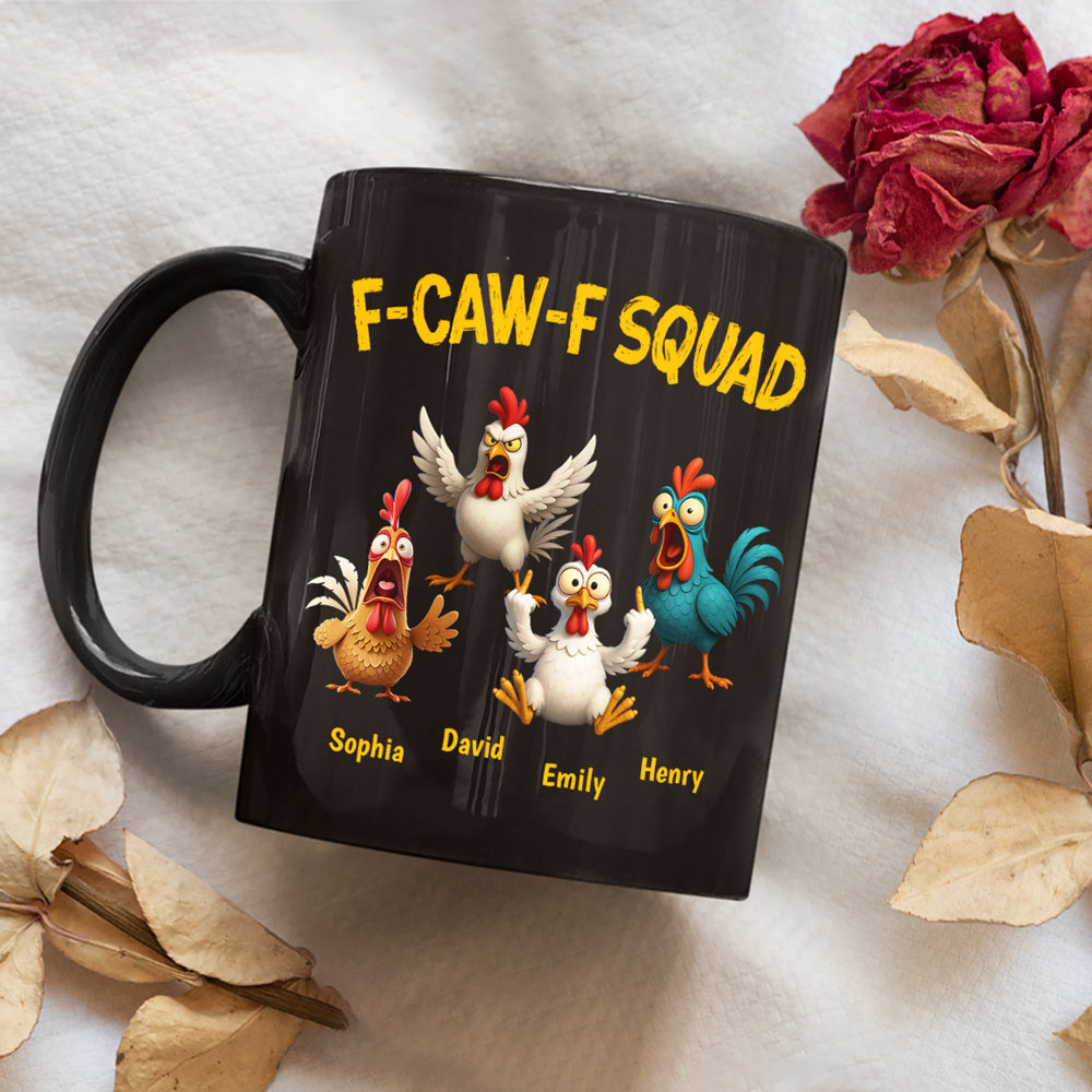 Custom Coworker, Christmas & Birthday Team Appreciation Gift • FCAWF Squad 2 - Personalized Coffee Mug
